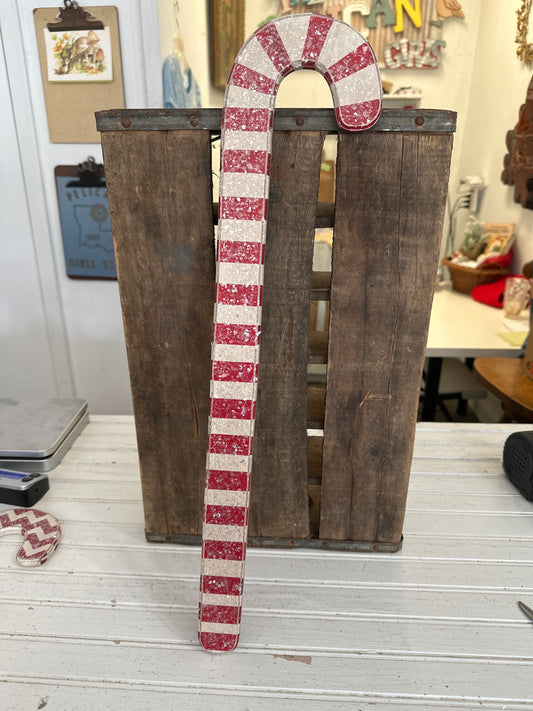 Jumbo Wooden Candy Cane