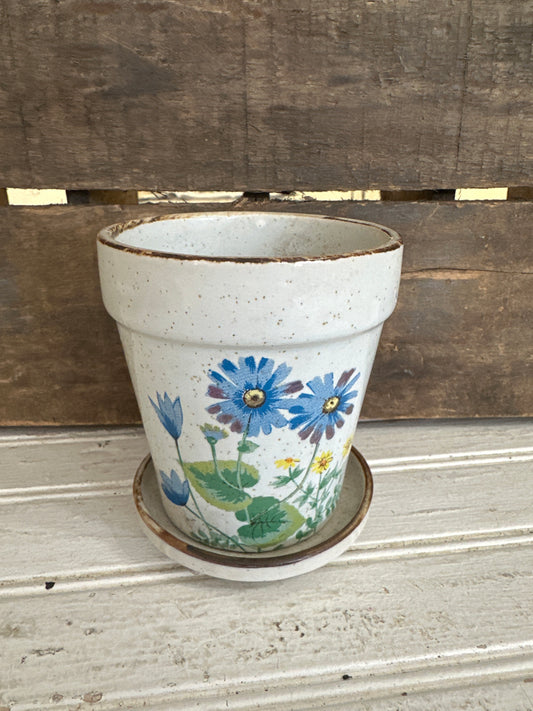 Otagiri Japan flower pot & saucer