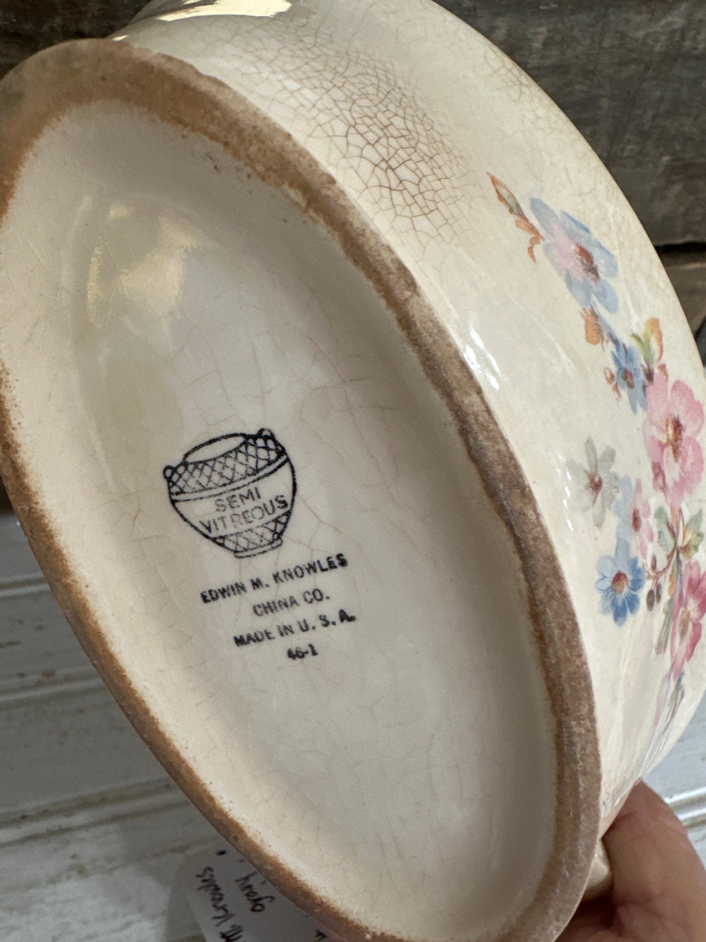 Edwin Knowles gravy boat