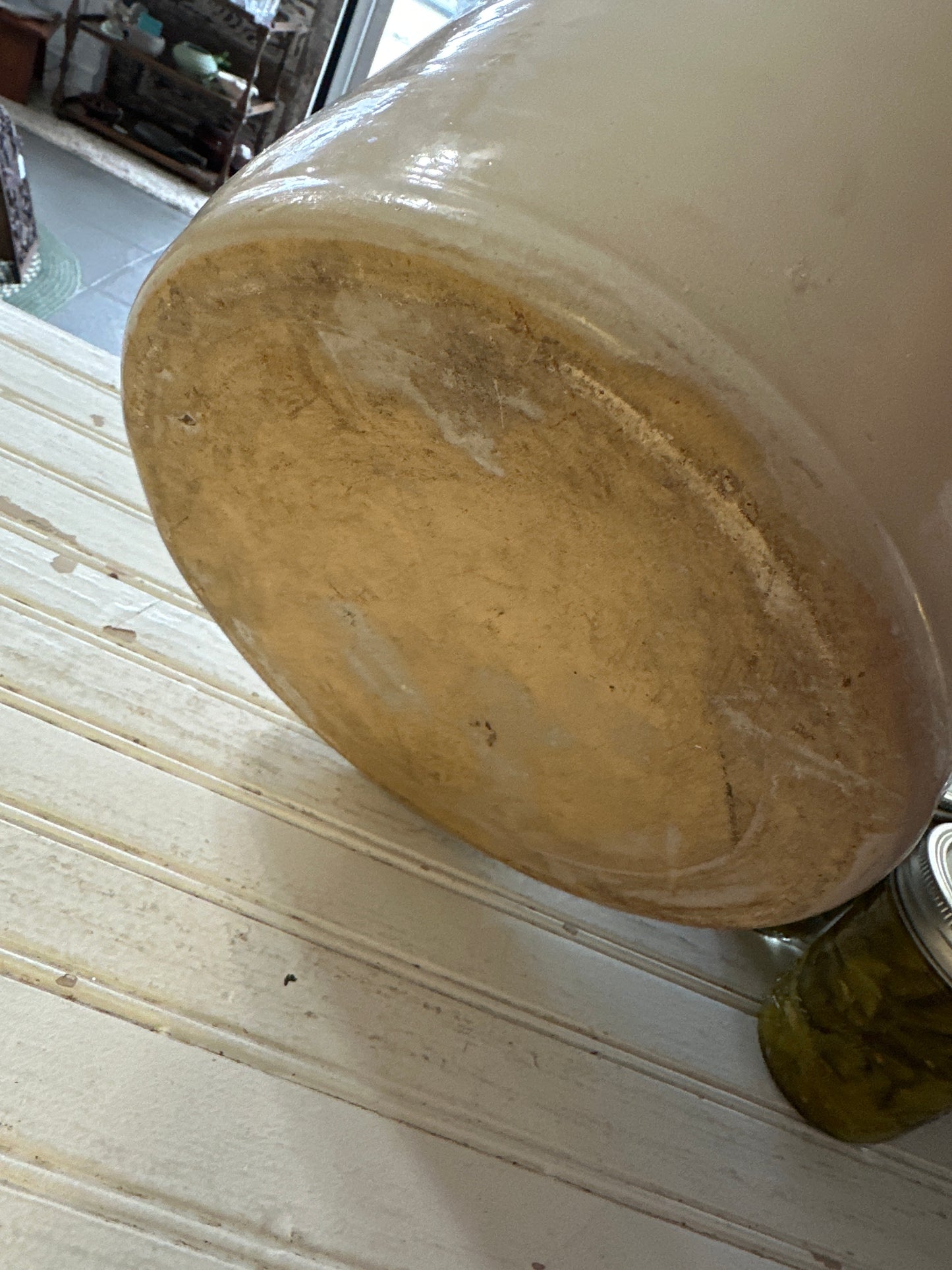 Marshall pottery 3 gal butter churn crock- local pickup only