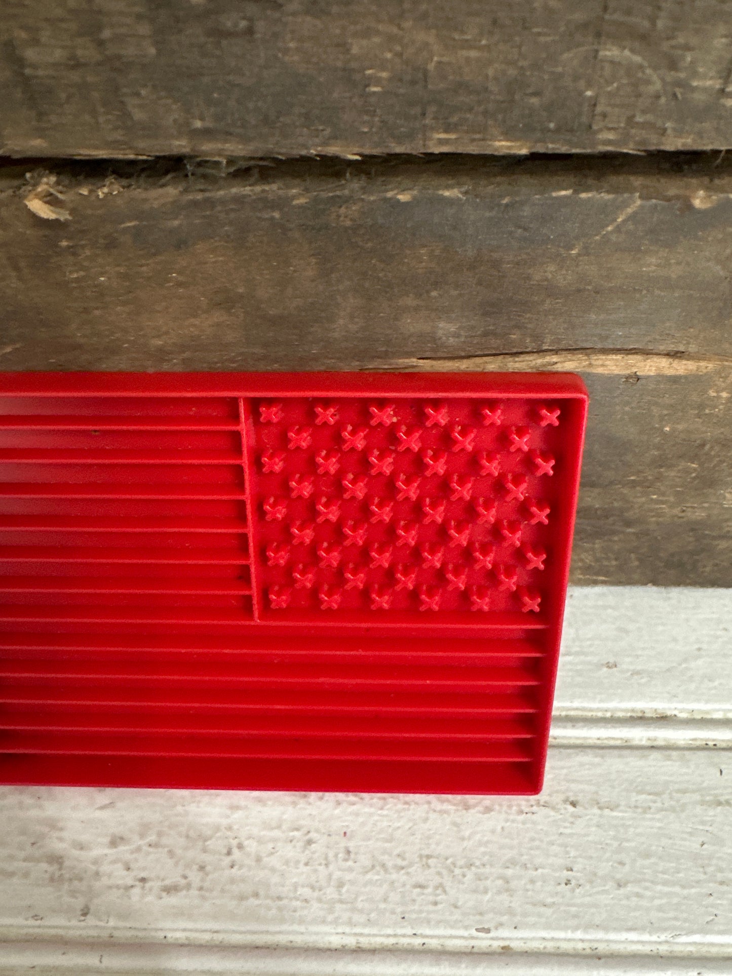 Tupperware American Flag cookie cutter