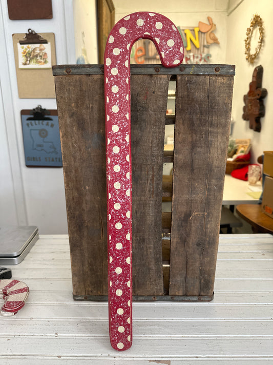 Jumbo Wooden Candy Cane