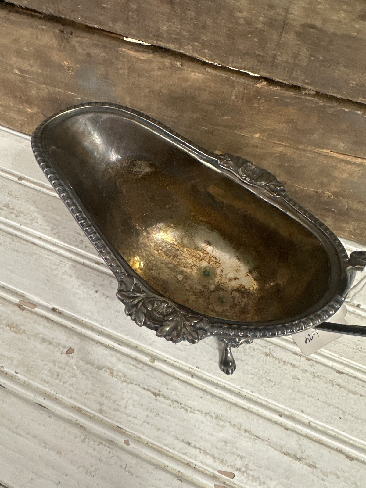 P.A. & EPNS gravy boat