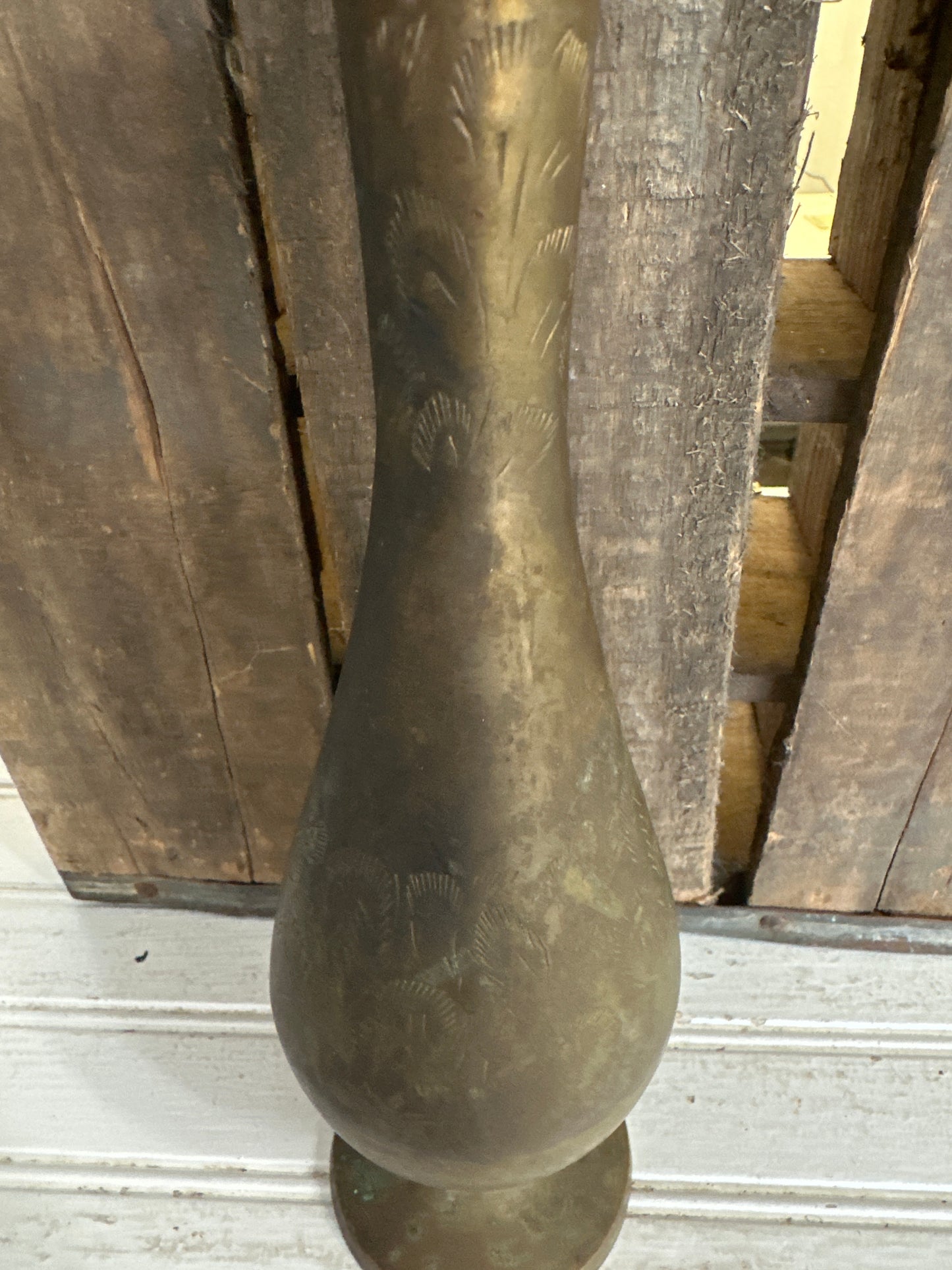 Brass vase