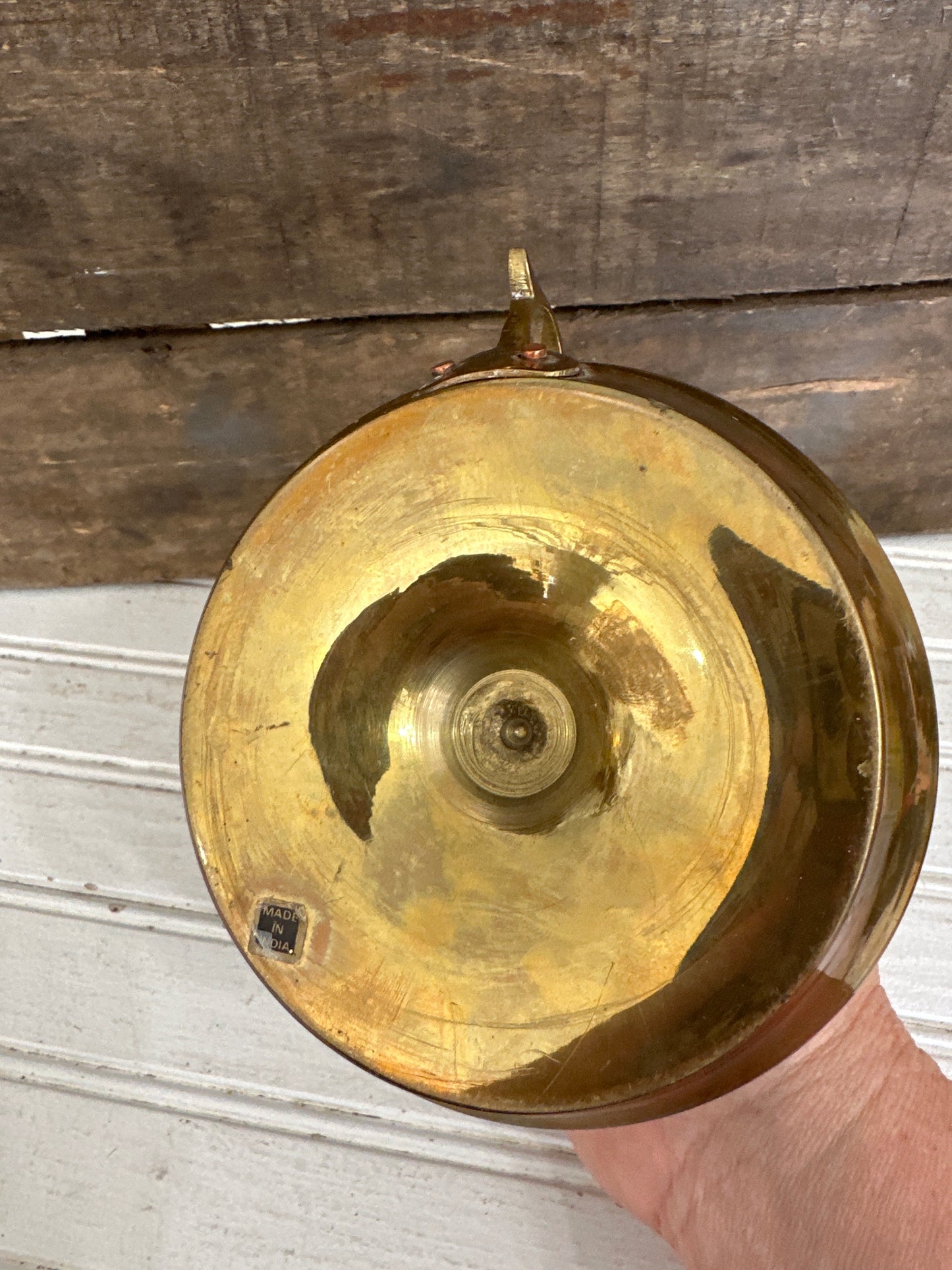 Brass candle holder