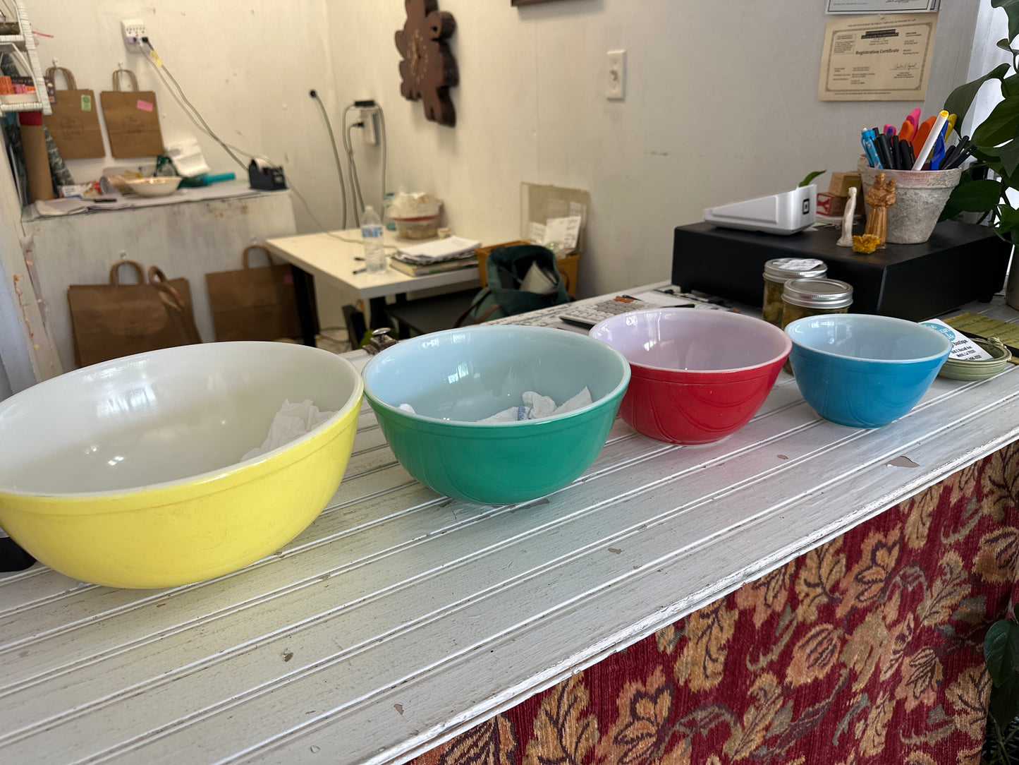 Primary Colors Pyrex set- local pickup only