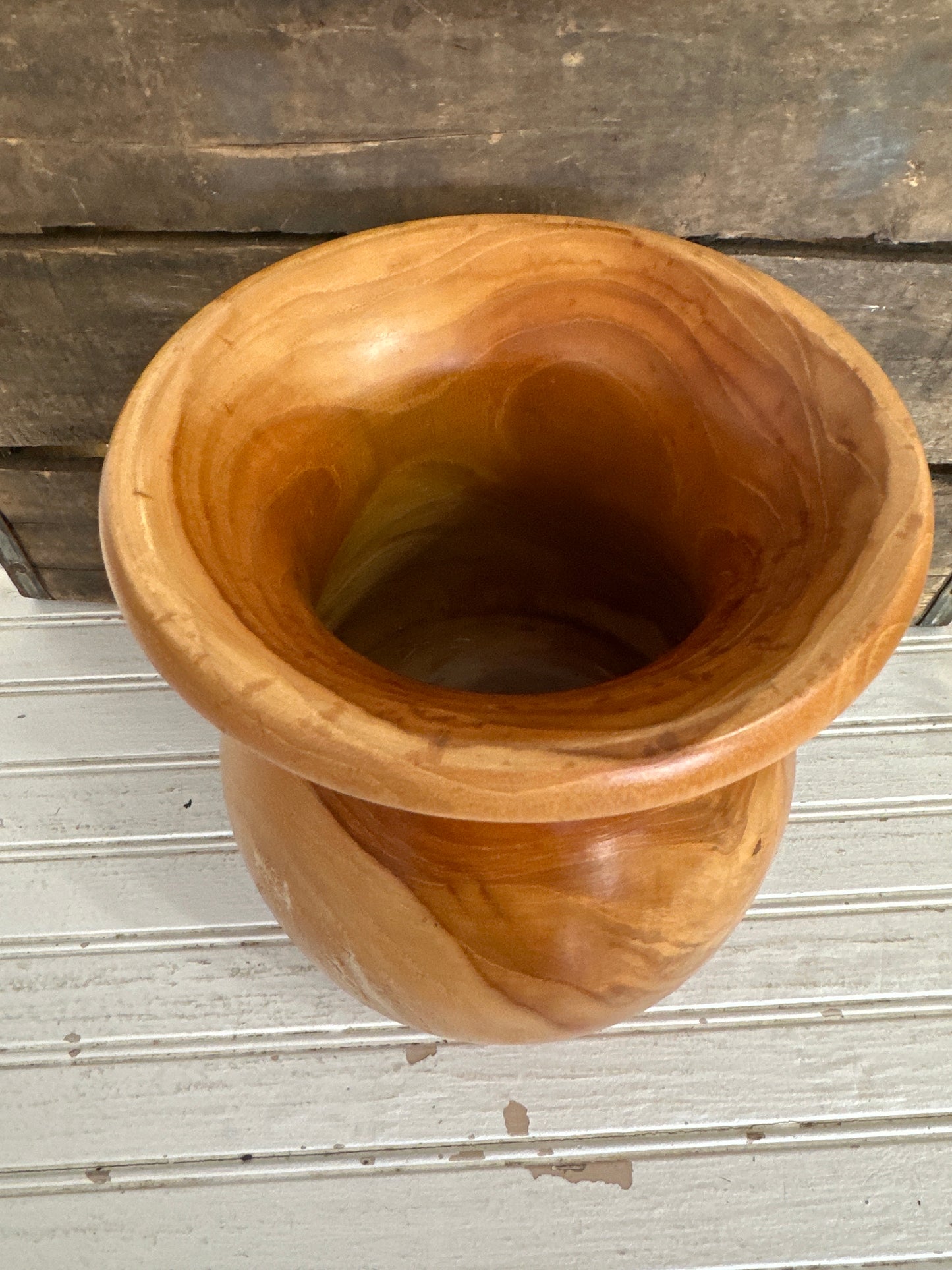 Wooden Vase