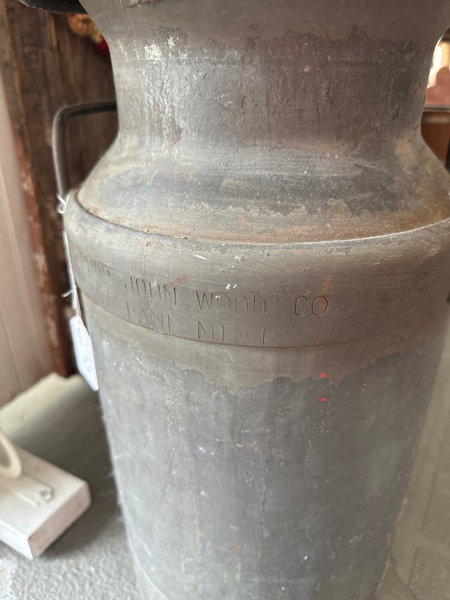 Military Milk can- John Wood Company- local pick up only