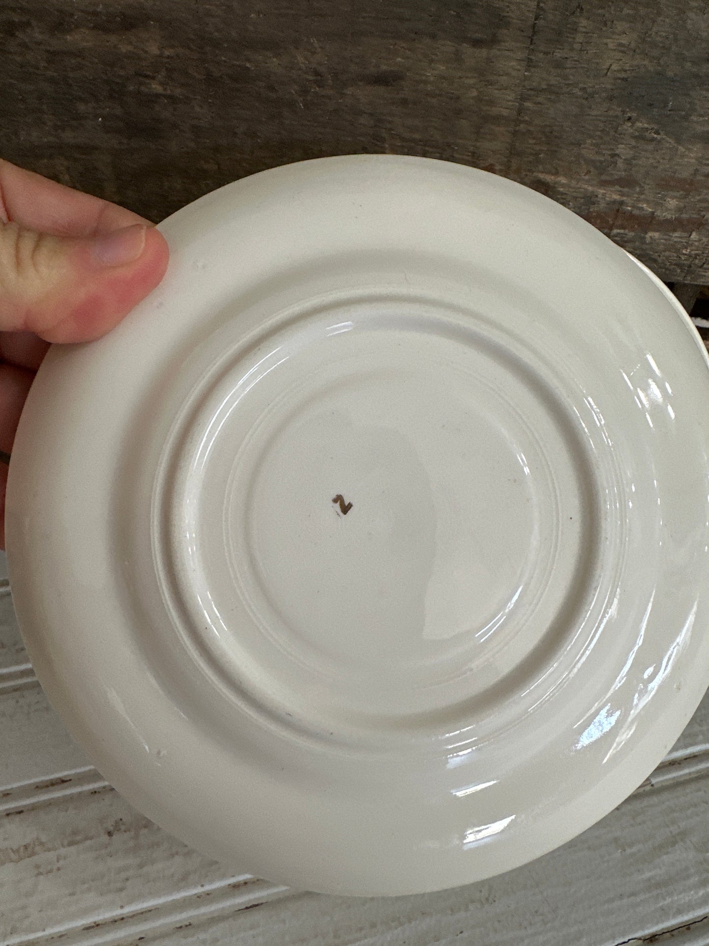 Salem China saucer