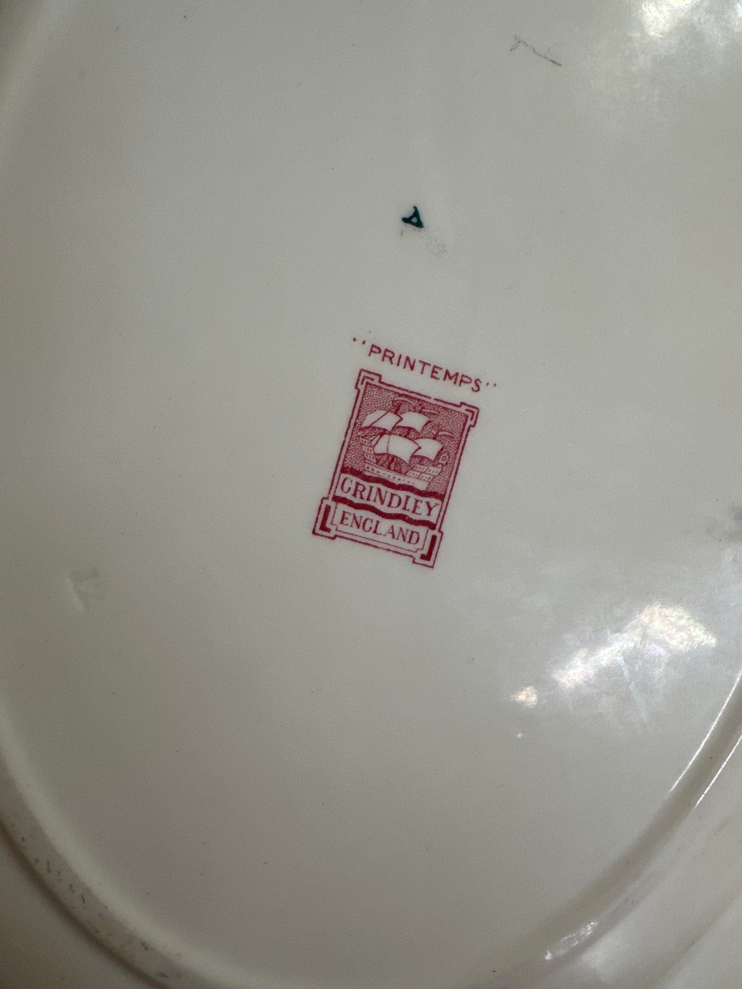 Large Platter - floral design- local pickup only