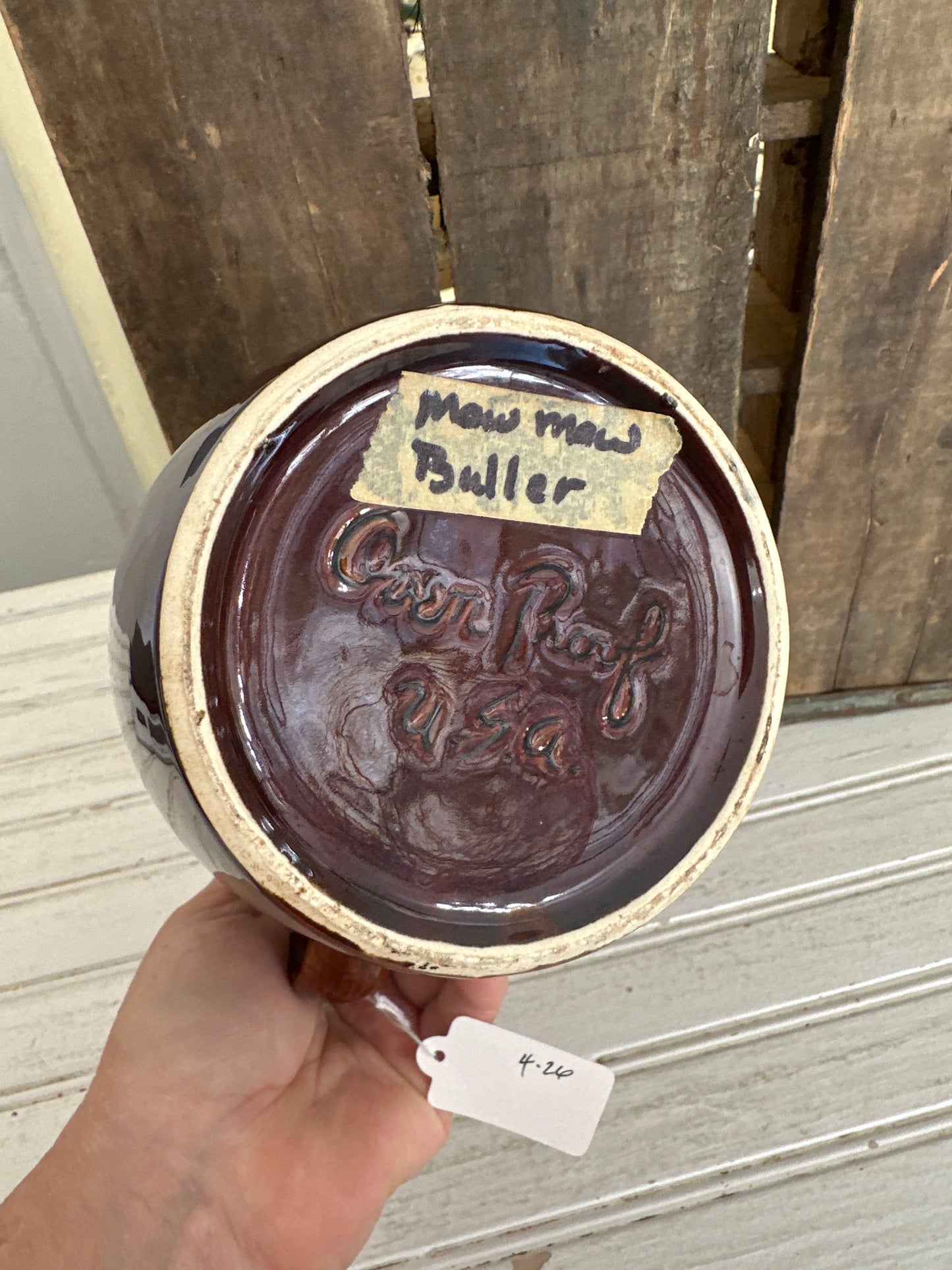 Hull Drip Glaze pitcher- local pickup only