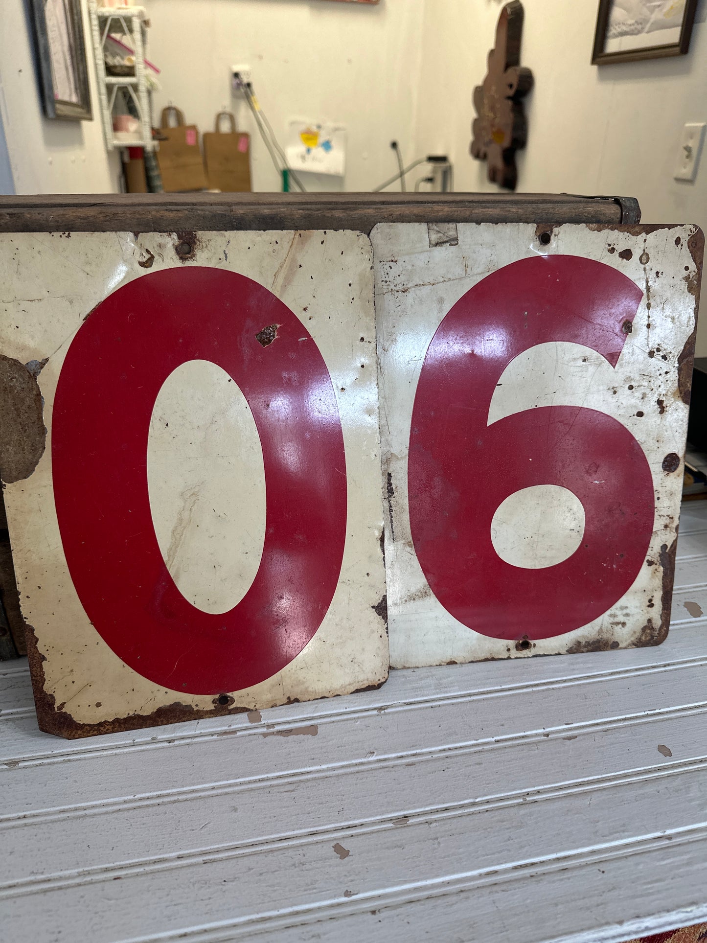 Metal Gas Station number set - 25