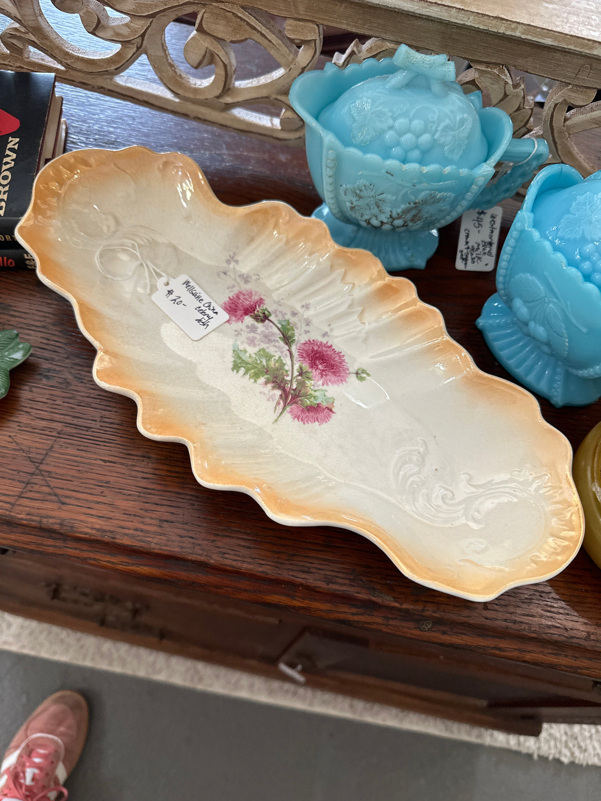 Wellsville China celery dish- local pickup only