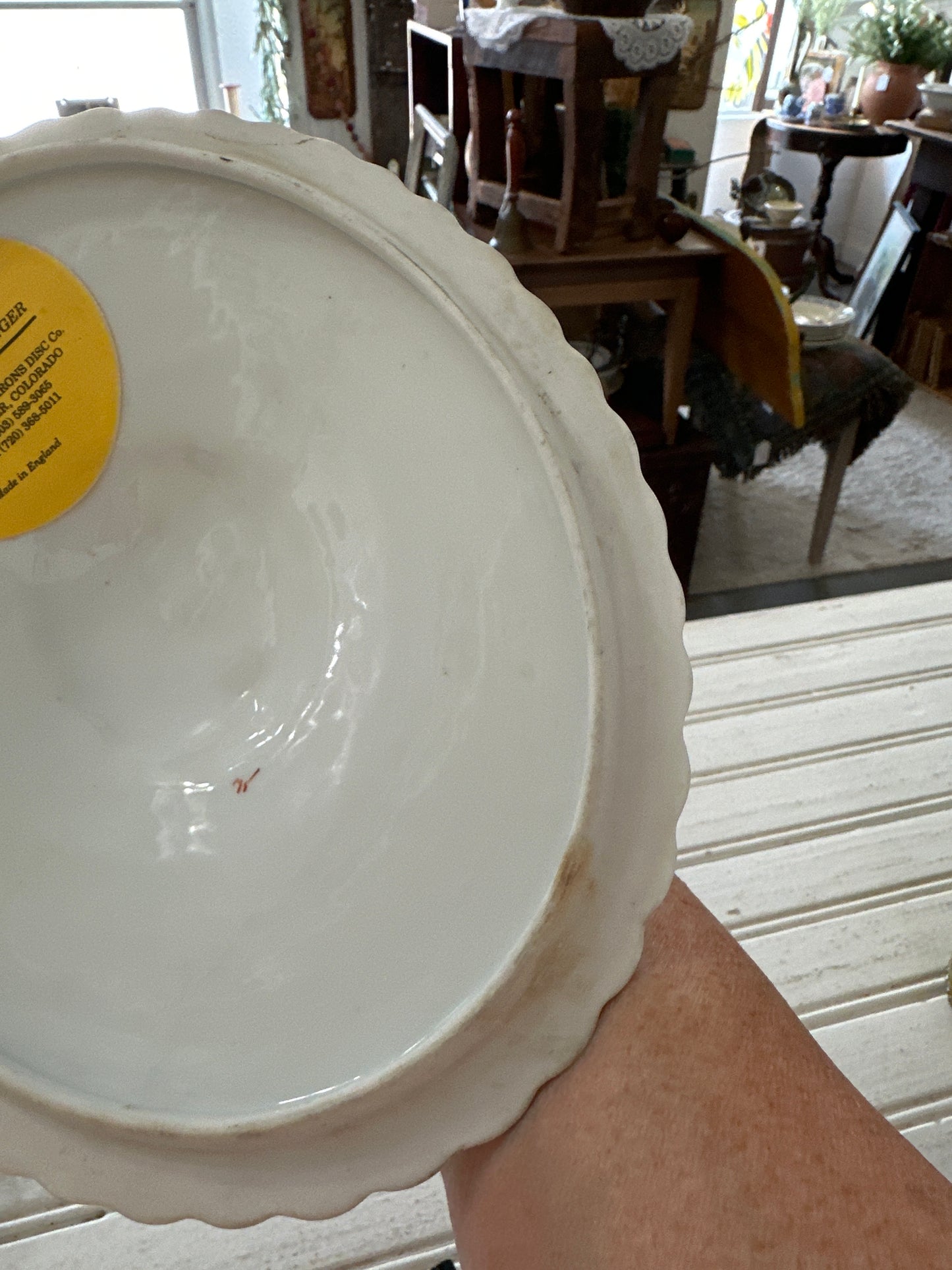 Tureen cover- oval
