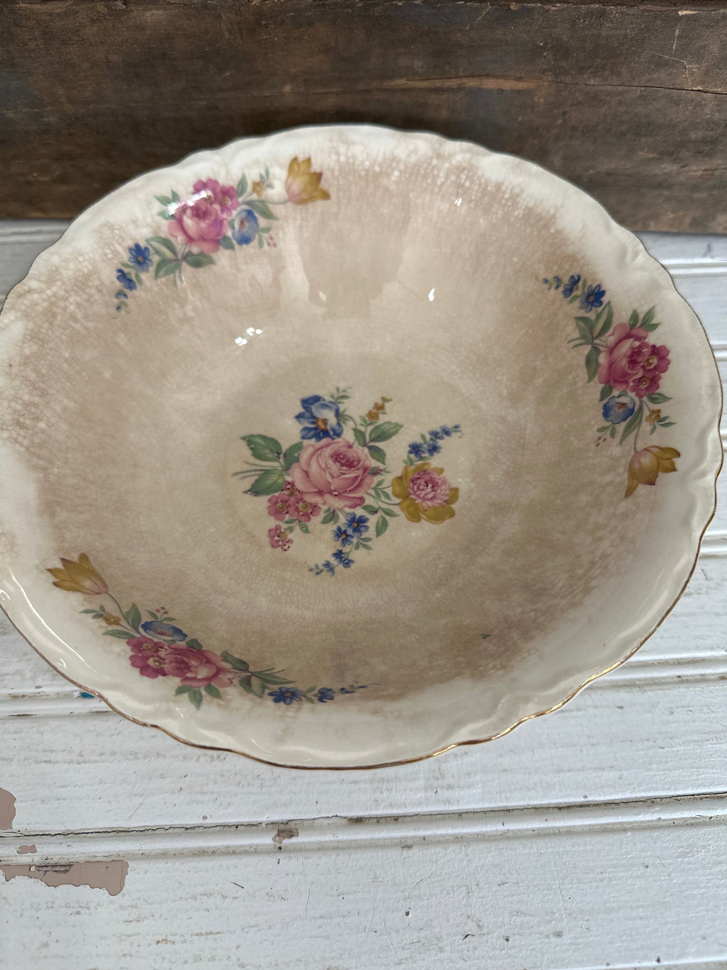 1940’s Sio Pottery Hazel serving bowl