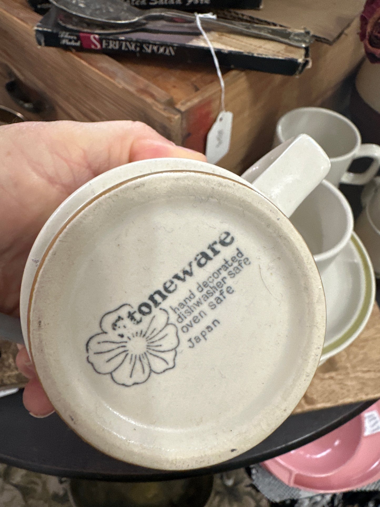 Stoneware mugs and saucers- local pick up only
