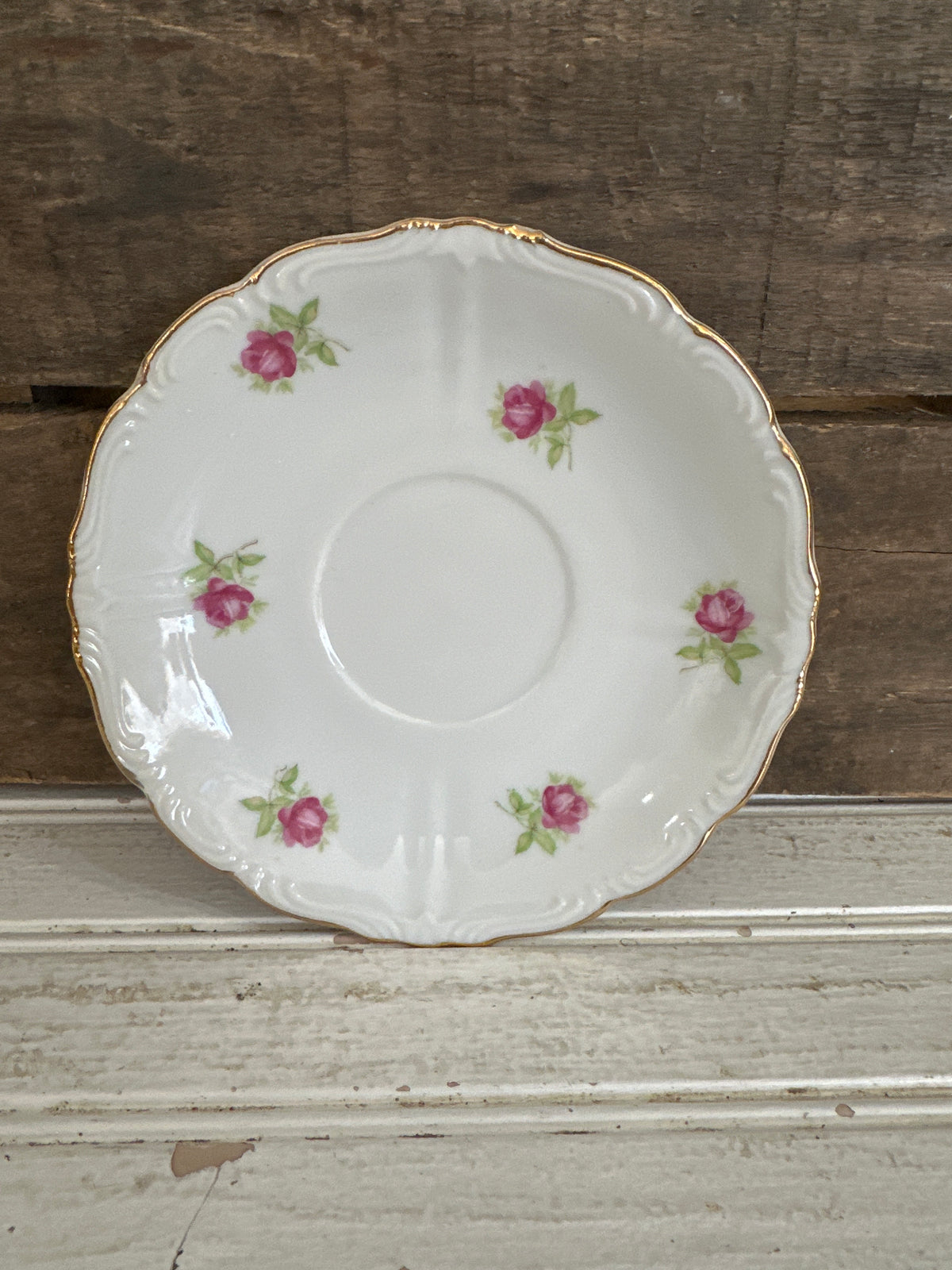 Saucer - rose design- Japan