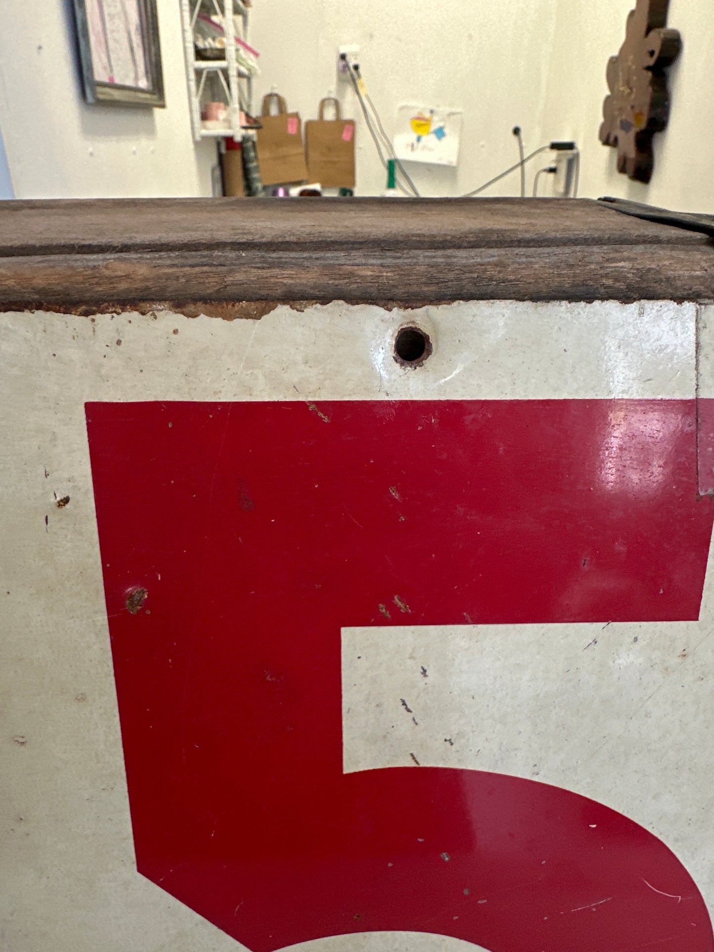 Metal Gas Station number set - 25