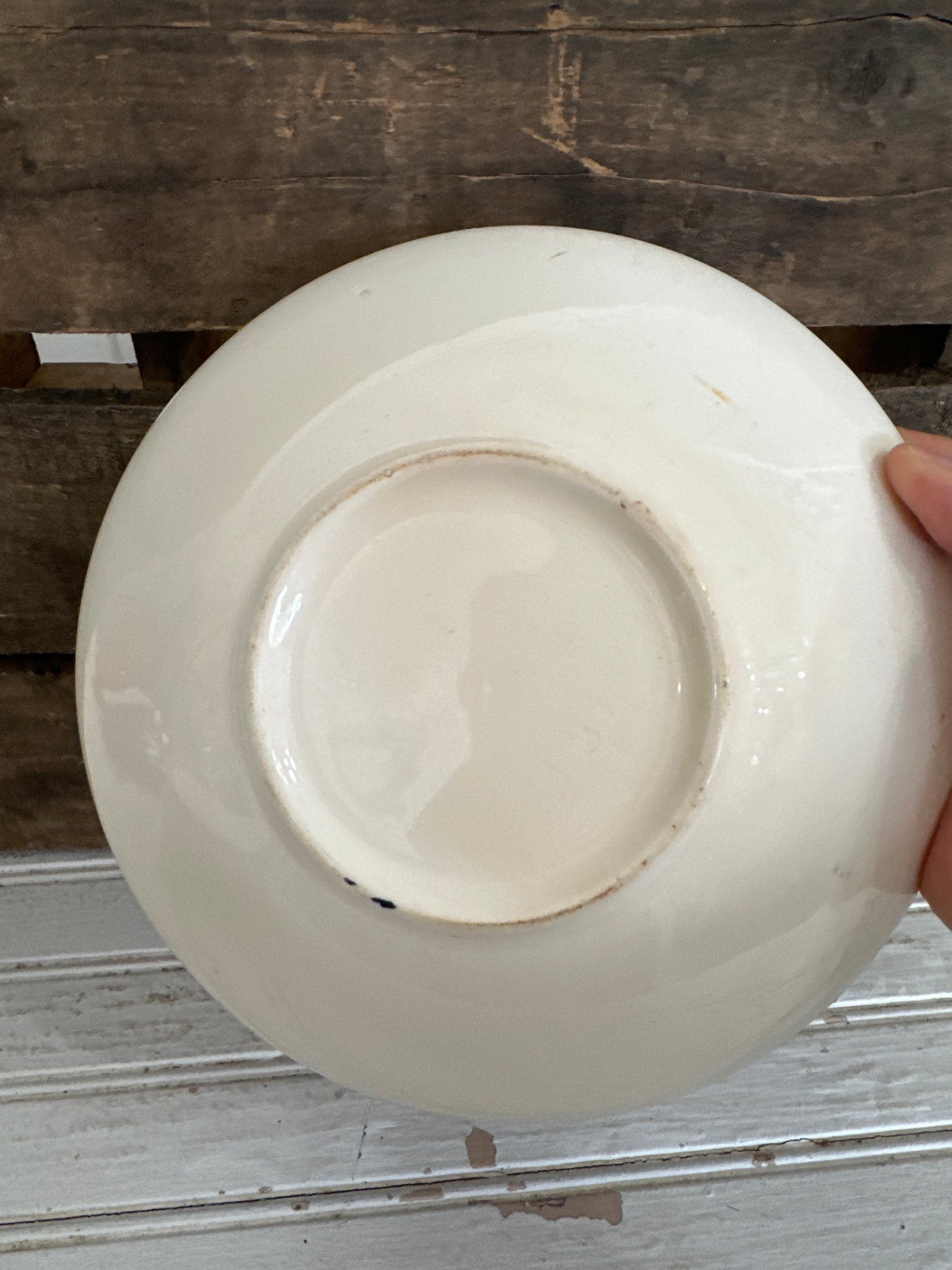 Currier and Ives soup bowl