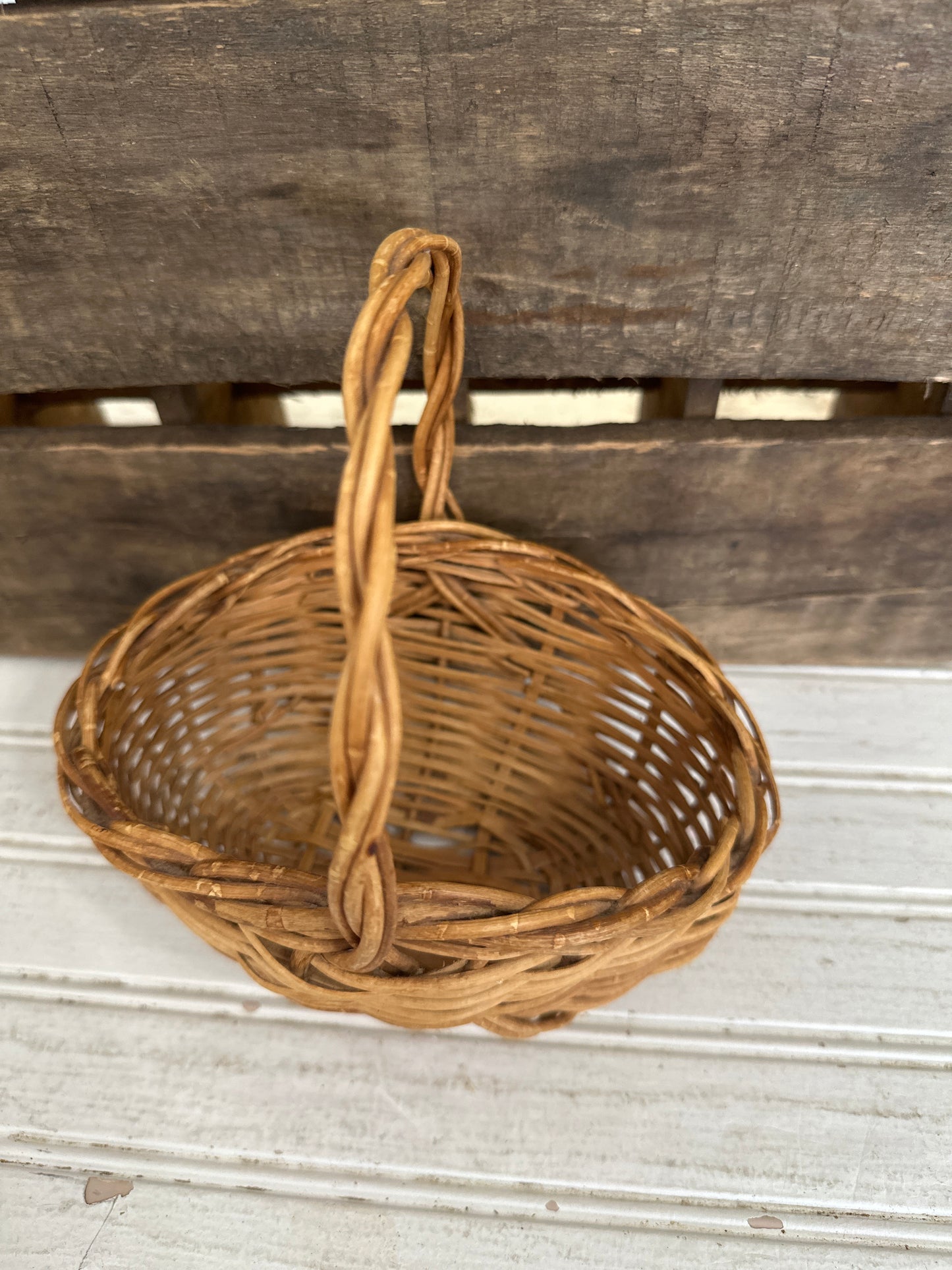 Wooden basket- small