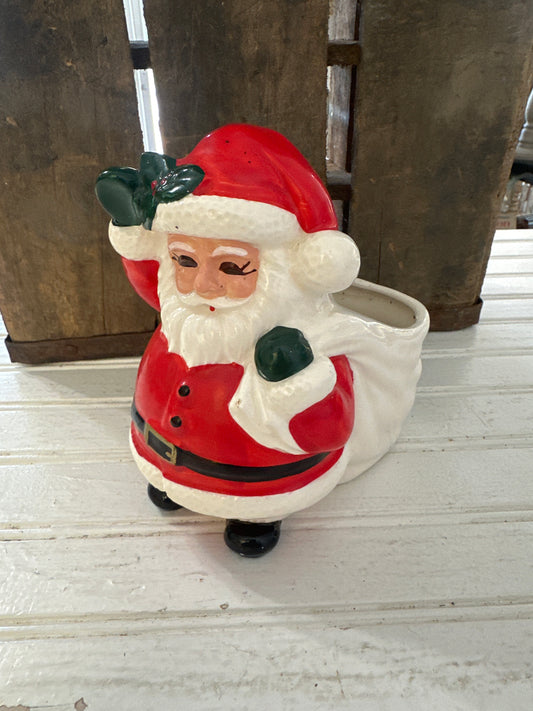 Lefton Santa Planter