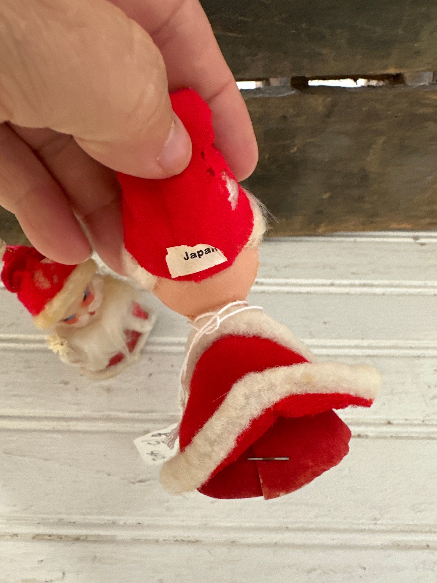 Vintage Felt Santa & Ms Claus