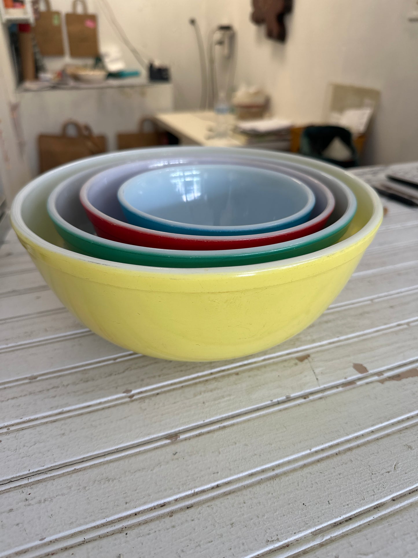 Primary Colors Pyrex set- local pickup only