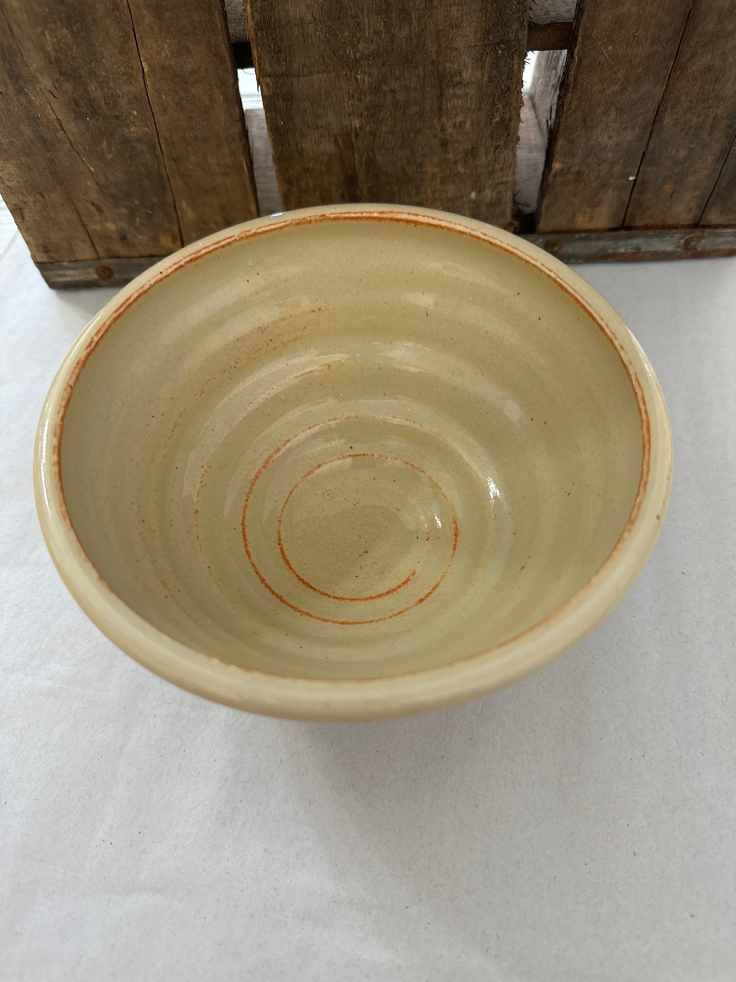 Handmade pottery bowl