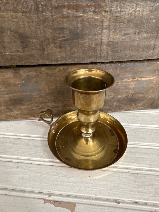 Brass candle holder