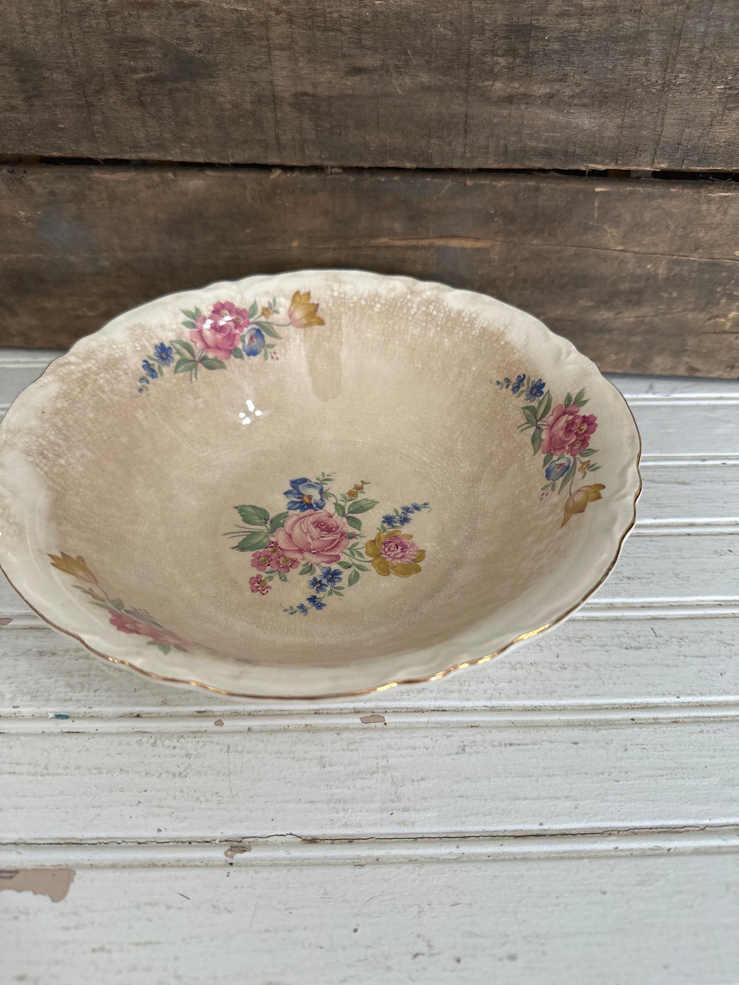 1940’s Sio Pottery Hazel serving bowl