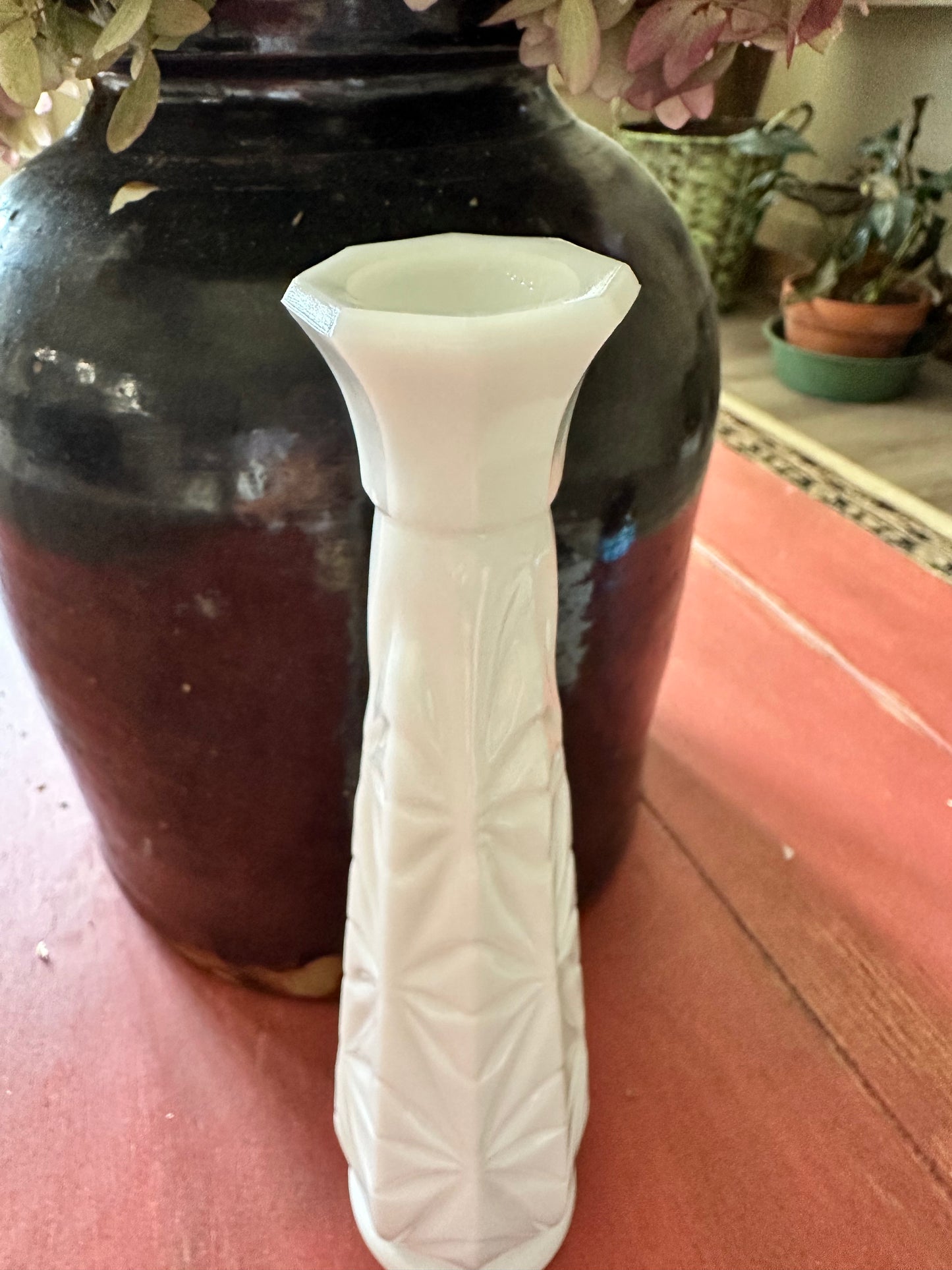 Milk Glass Bud Vase