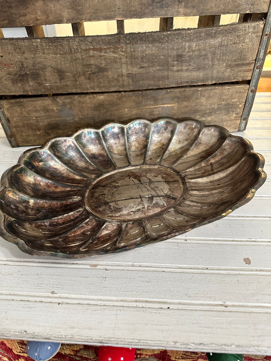Reed & Barton Holiday oval bowl