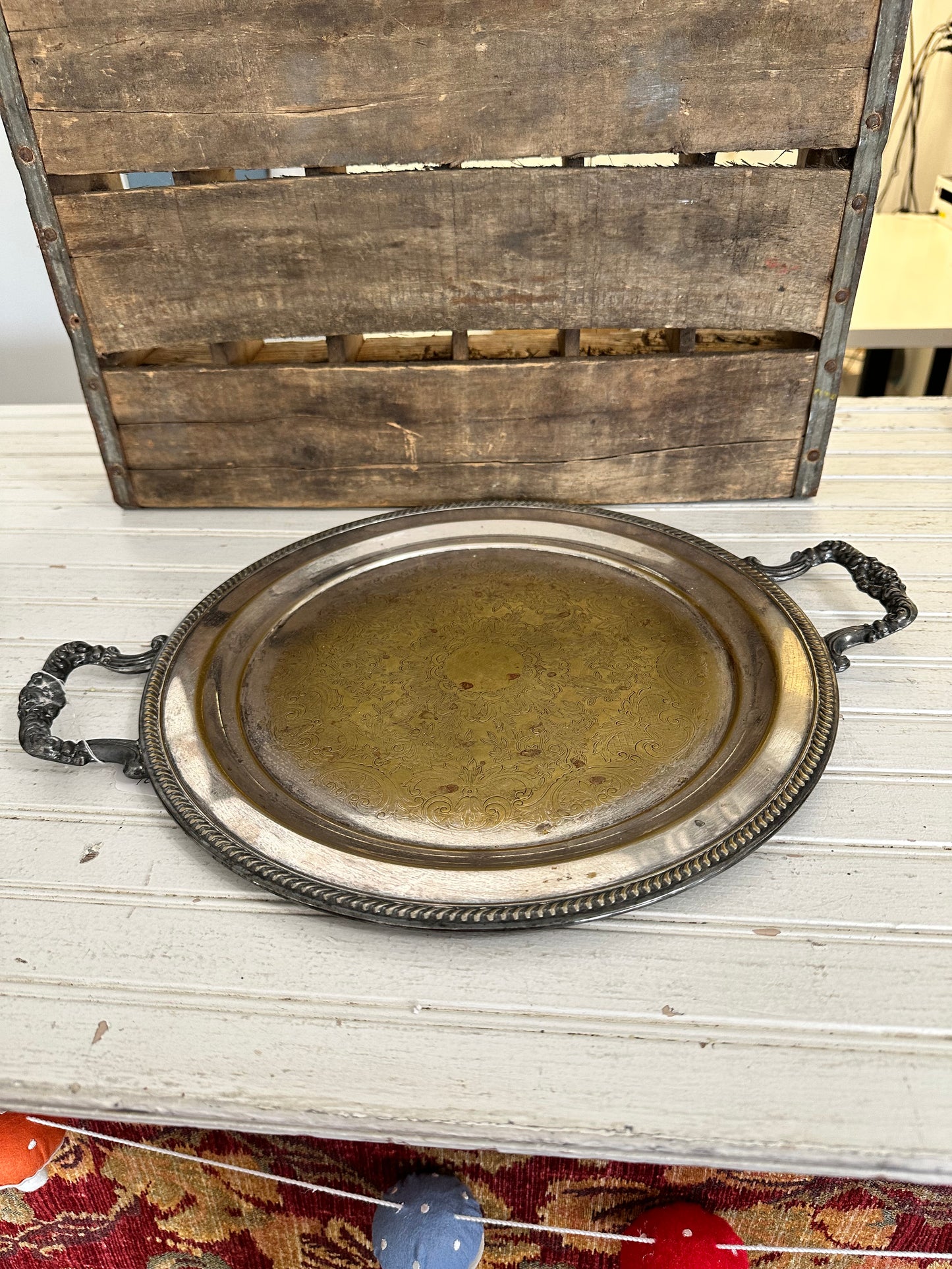 F B Rogers Silver Plated tray