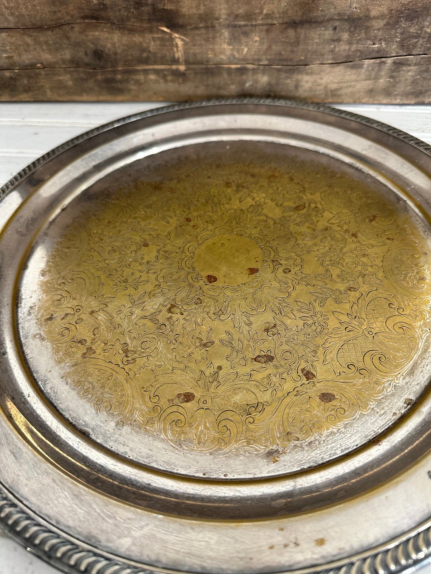 F B Rogers Silver Plated tray