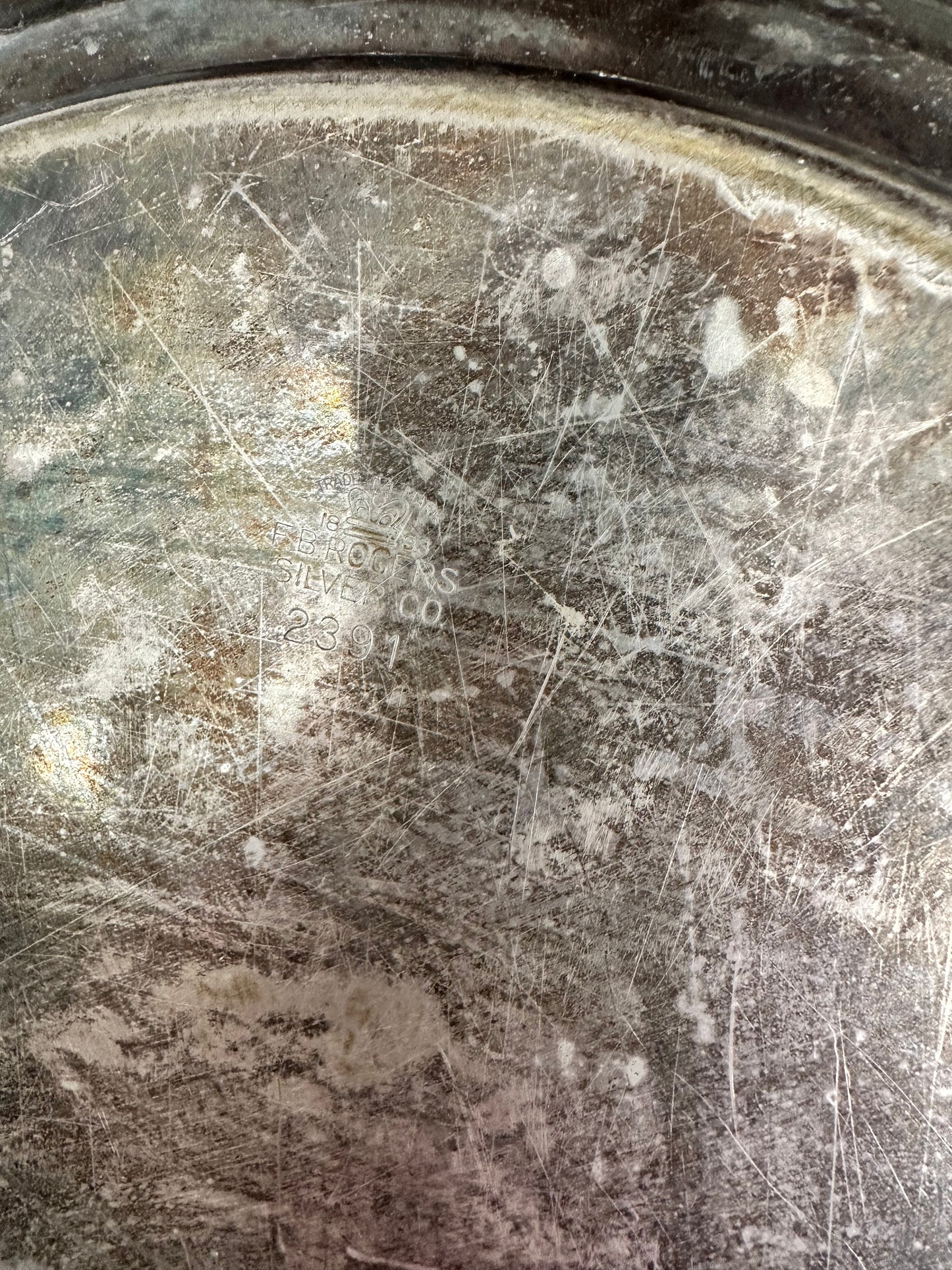 F B Rogers Silver Plated tray