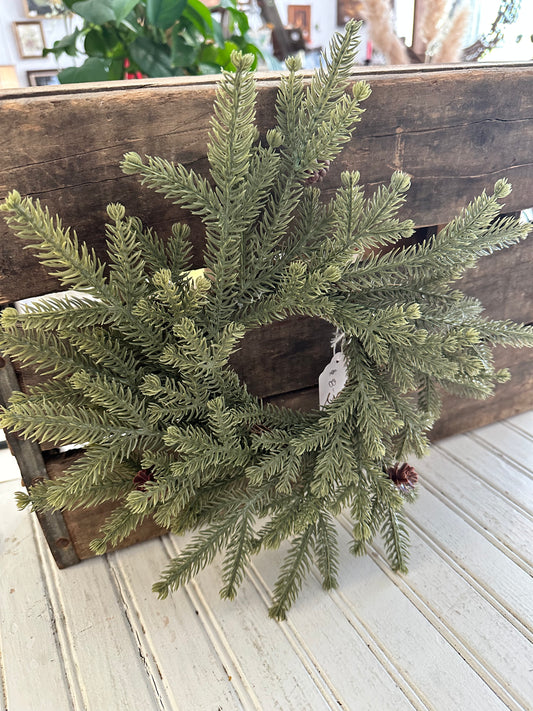 Pinecone wreath