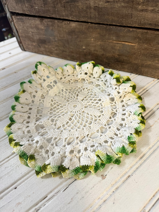 White Handmade Doily