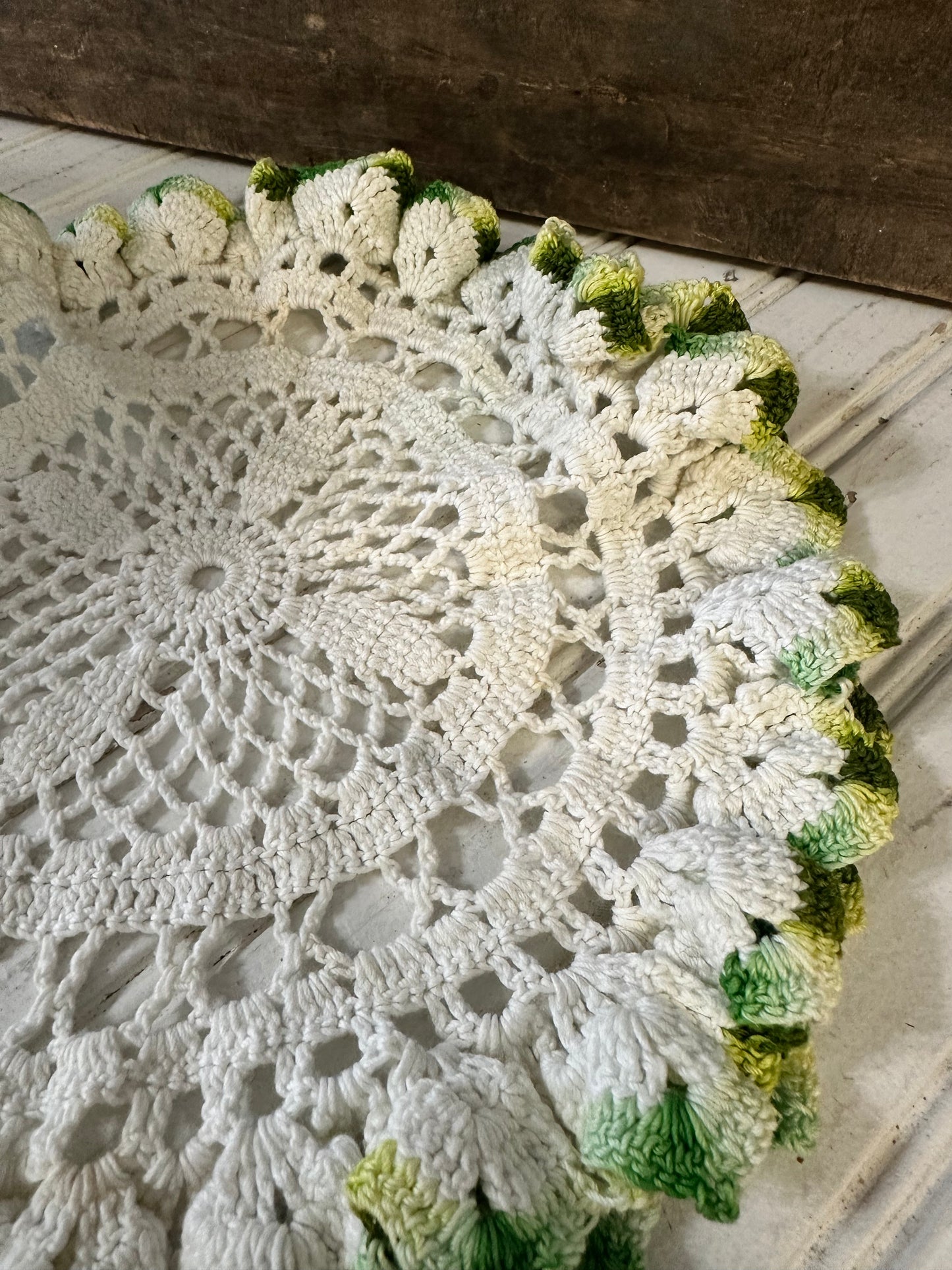 White Handmade Doily