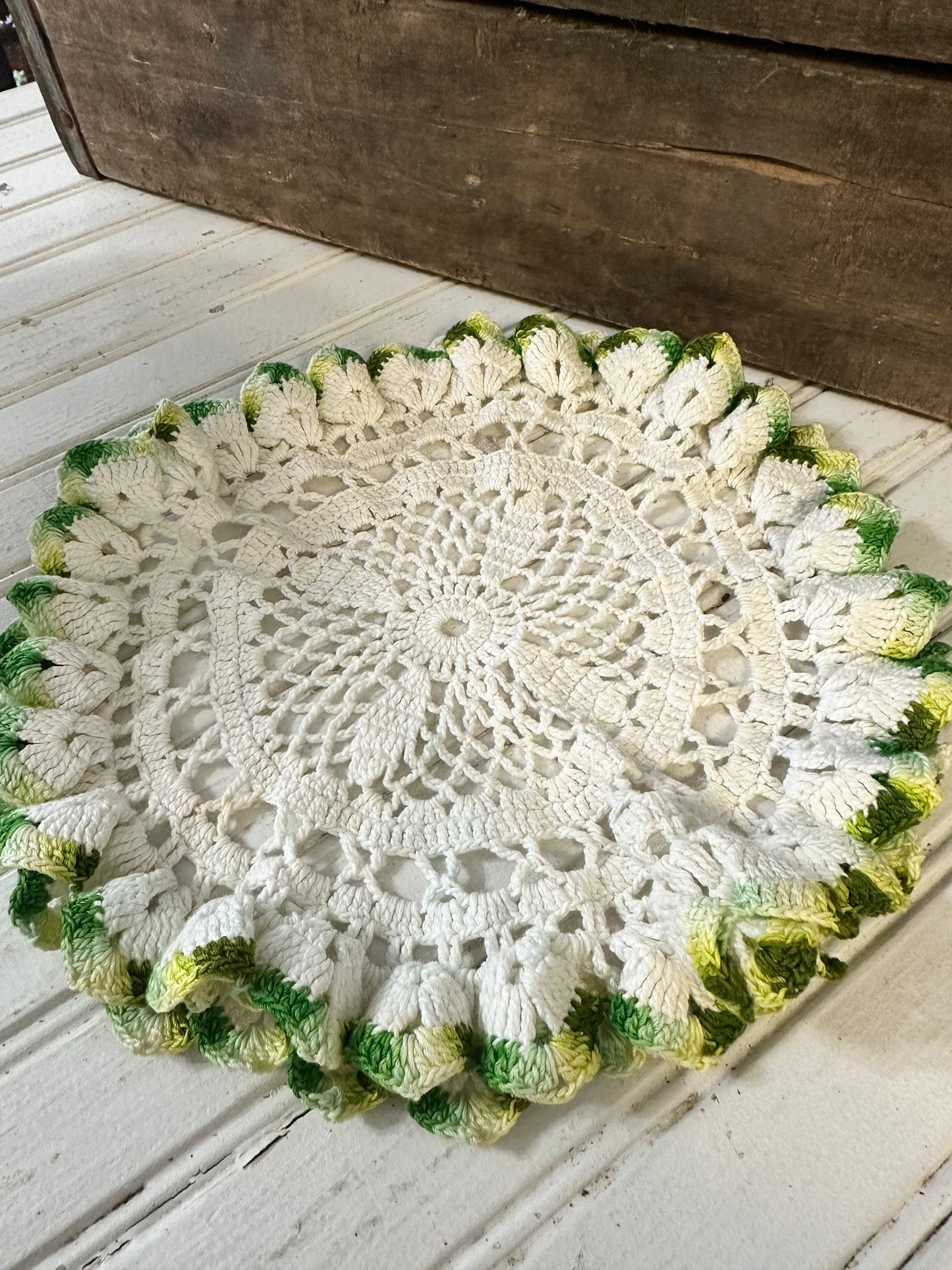 White Handmade Doily