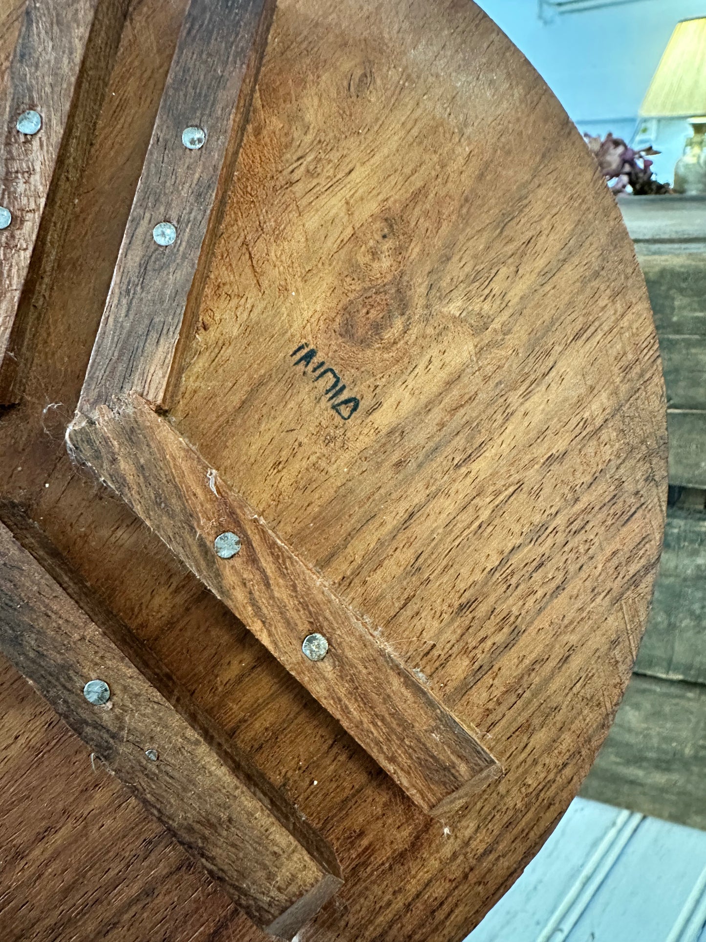 Carved Wooden plant stand/riser