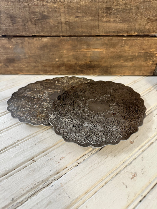 Silver Plate footed trivet