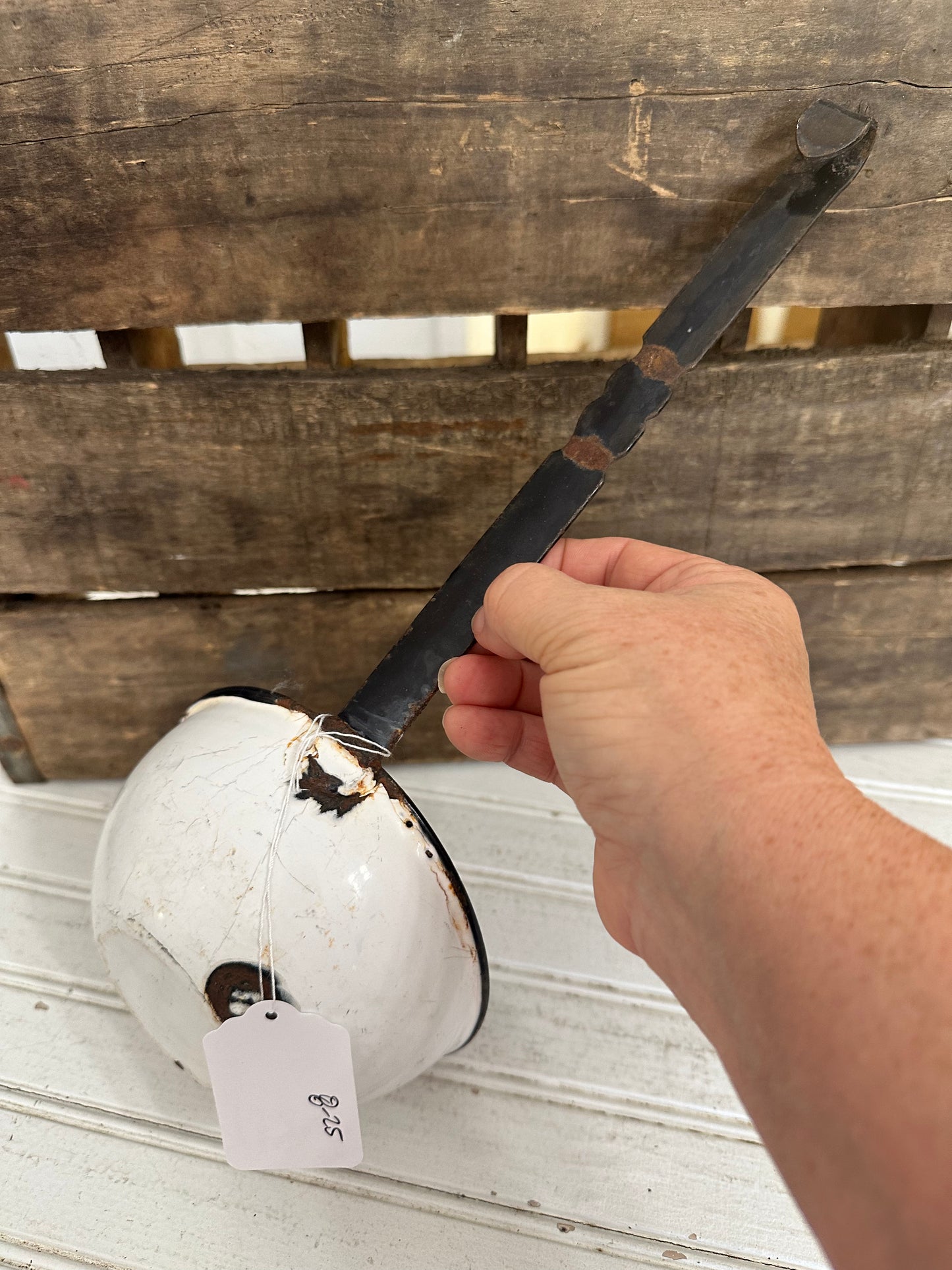 Enamel Ladle- large