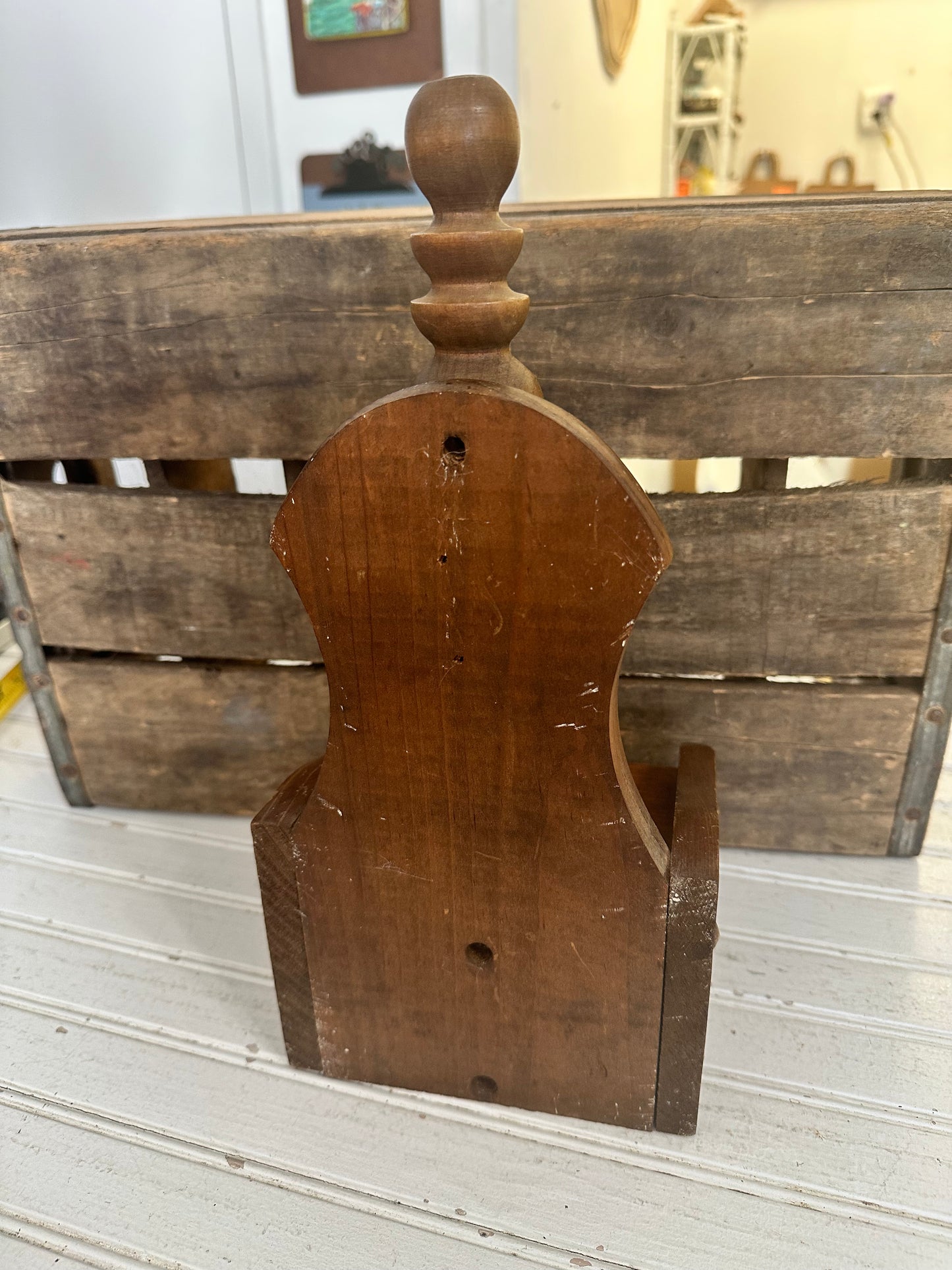 Recipe, letter, postcard holder with drawer