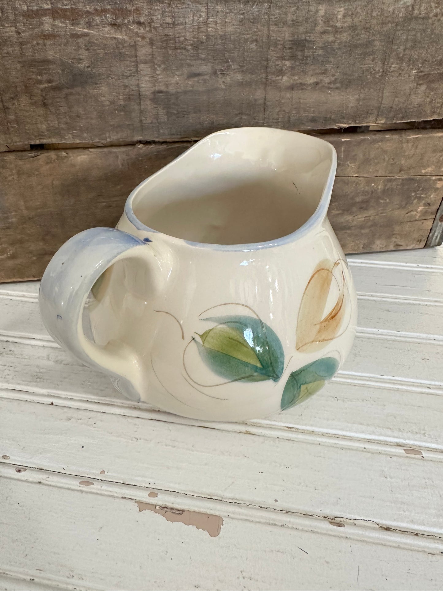 Hand Painted Floral pitcher