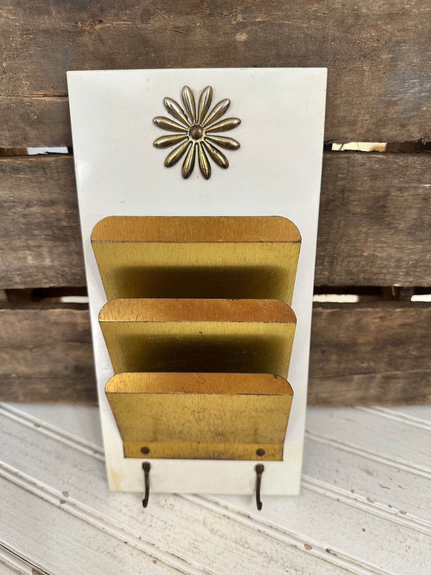 Mid Century Modern Metal Organizer