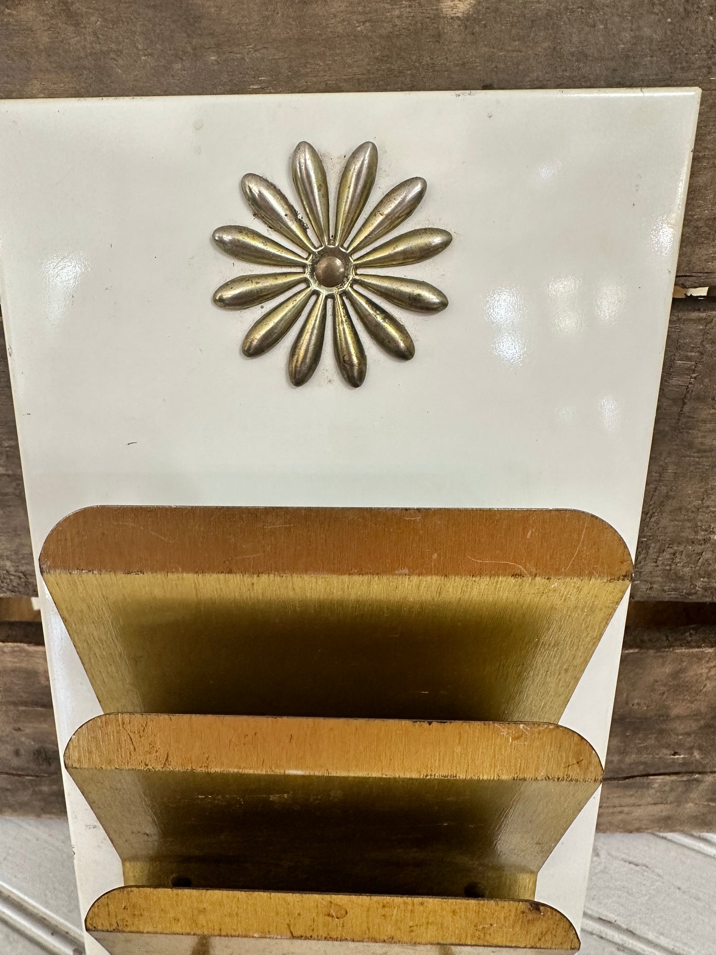 Mid Century Modern Metal Organizer