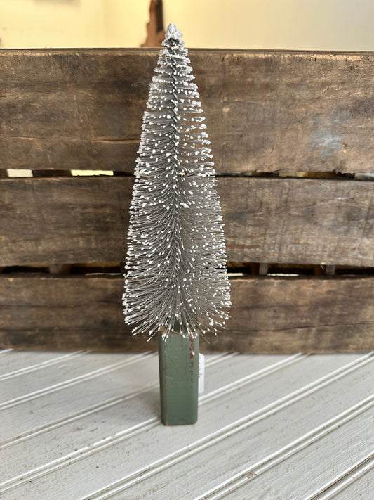 Vintage Spindle Bottle Brush tree