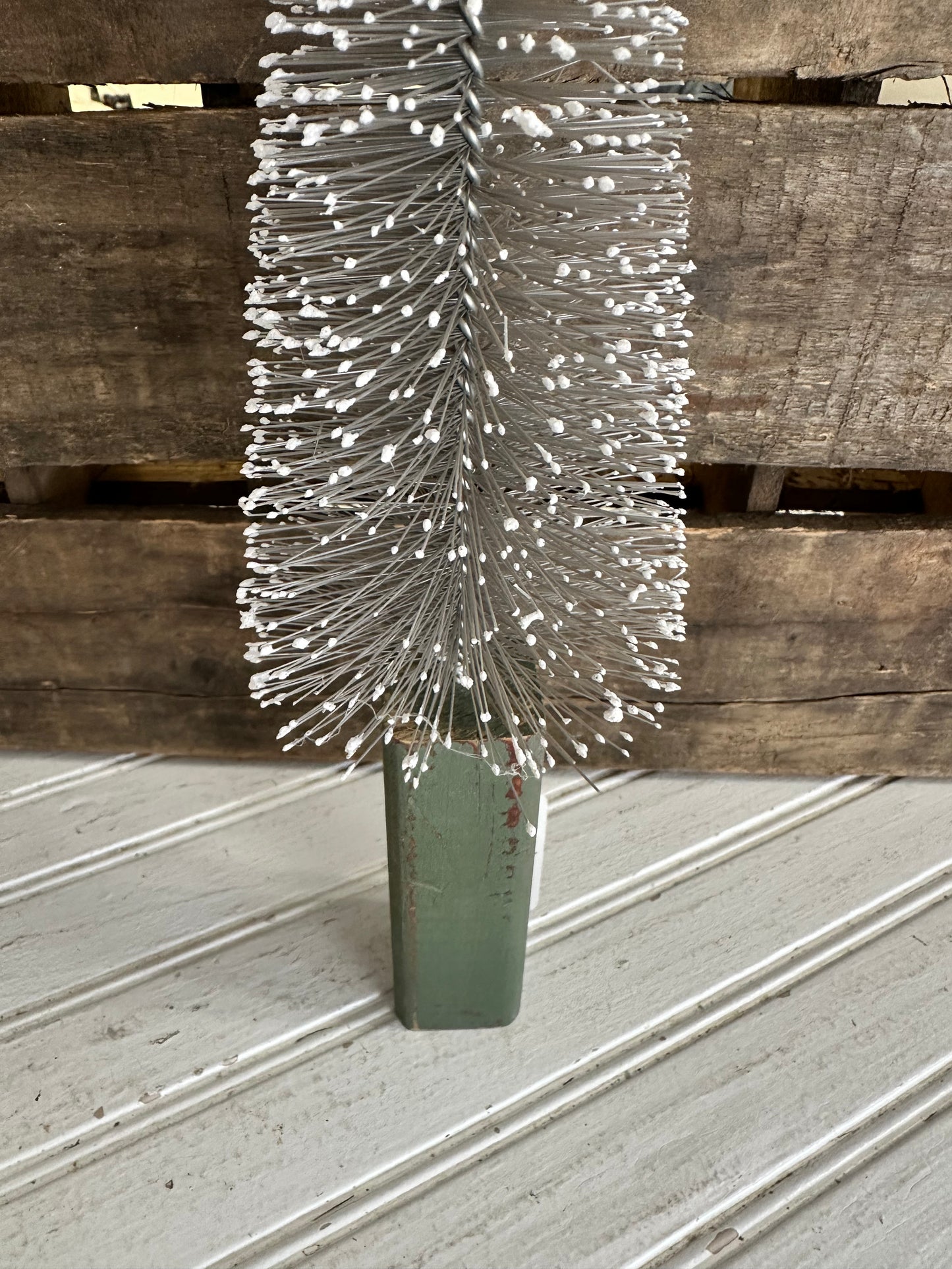 Vintage Spindle Bottle Brush tree