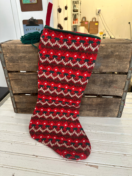 Vintage style Christmas stocking