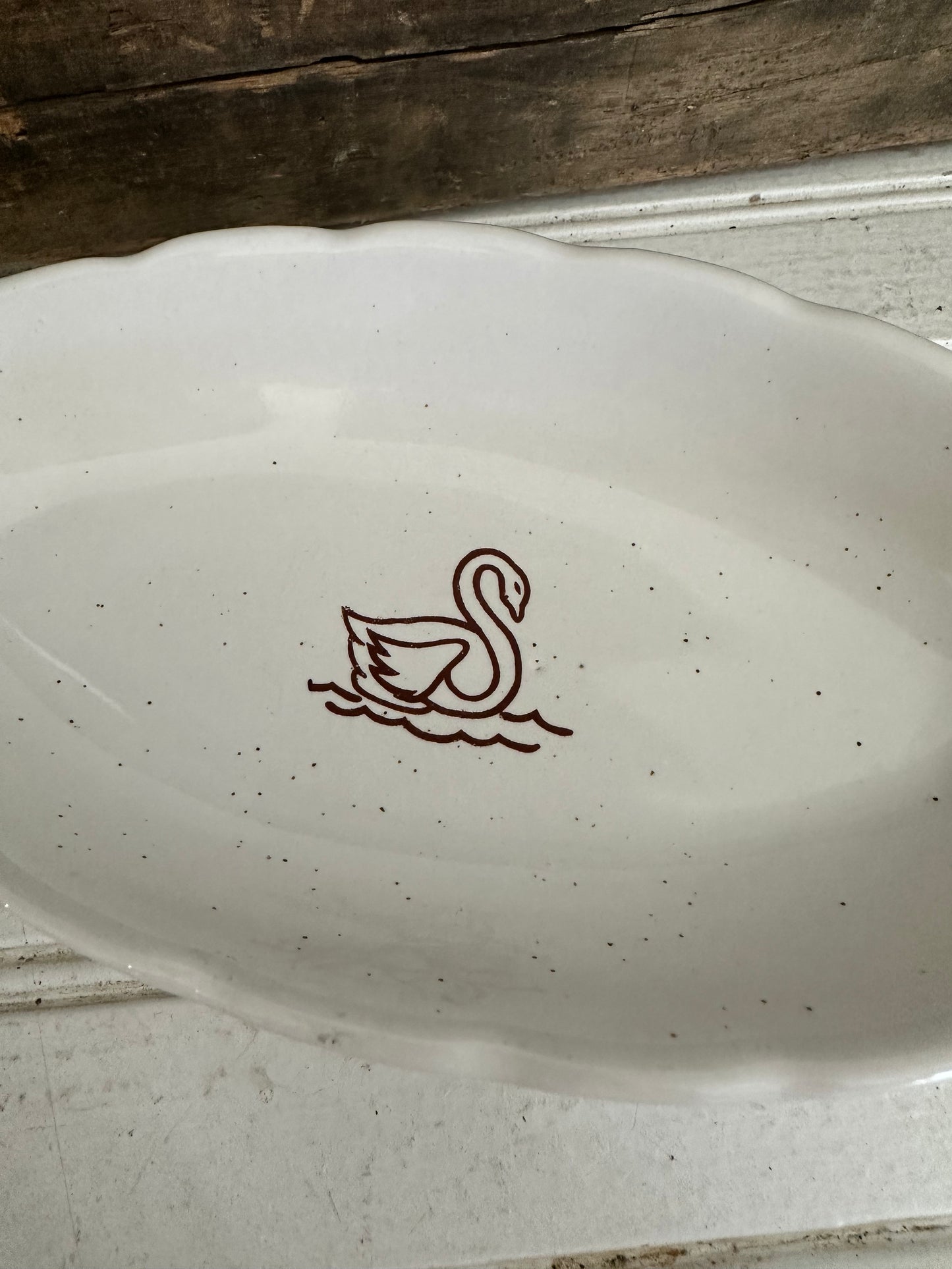 Schwan’s Stoneware dish